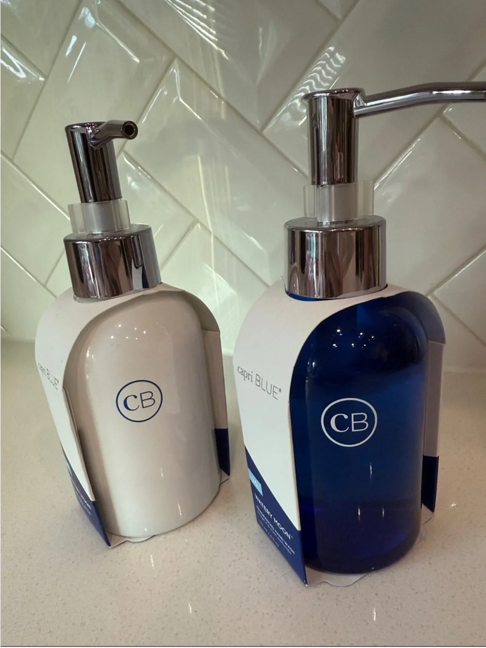 Capri BLUE Hand Soap and Lotion Set ~ Watery Moon